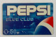 TELECARTE/PHONECARD PREPAYEE - TOT Telecom Of Thaïlande - PEPSI BLUE CLUB - 50 Baht - 1996 - EC - Thailand