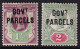 Gran Bretaña, 1888-1901. Y&T. 29, 30, MH, Gov. Parcels - Officials