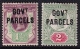 Gran Bretaña, 1888-1901. Y&T. 29, 30, MH, Gov. Parcels - Oficiales