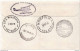 Postal History: Australia Pacific Flight Cover With Several Cancels - Lettres & Documents