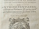 Delcampe - 1581. Vélin. Antoine Fontanon. La Pratiqve De Masver Ancien, Ivrisconsvlte - Jusque 1700
