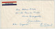 China 1949, Luftpostbrief / Air Mail Shanghai - Samedan (Schweiz), Frankatur Rückseite - Briefe U. Dokumente