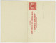 China Sinkiang, Carte Postale Avec Réponse Payée / Antwortpostkarte / Stationery  - Sinkiang 1915-49