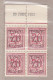 1953 Nr PRE627** Zonder Scharnier,blokje Van 4:Roest-zie Scans.Heraldieke Leeuw:20c. - Typo Precancels 1951-80 (Figure On Lion)