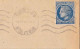 2 Imprimés Avec YT 675 Seul Sur Lettre Et YT 678 Seul Sur Lettre Oblt 1945/1947 - 1945-47 Ceres Of Mazelin