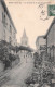 NIEUL (Haute-Vienne) - Le Clocher Et La Rue Des Perrons - Voyagé 1908 (2 Scans) Alphonsine Faure, Rue Du Collège Limoges - Nieul