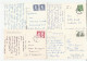 4 Postcards Dalarna Dalsland Norrfallsvikens SWEDEN To Germany Cover Stamps Postcard - Covers & Documents