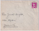 Zumst. 187 / Mi. 252 Auf Brief Gelaufen Von BRUNNEN (SZ) Nach GOSSAU (SG) - Lettres & Documents