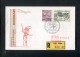 "OESTERREICH" 1937, SWISSAIR-Erstflugbrief SR 318 Mit DC-8 "Wien-Singapore" (80135) - First Flight Covers