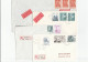 1967-87  4 Diff Reg & Express COVERS Sweden Multi Stamps To Germany Cover - Lettres & Documents