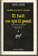 SÉRIE NOIRE N°645 "Il Fait Ce Qu'il Peut" De James Hadley Chase, 1ère édition Française 1961 (voir Description) - Série Noire