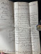 Jean-Baptiste De Montgrand - 1818 - Correspondance [Une Lettre] - Politico E Militare