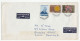 1970s 4 X ICELAND Multi Stamps COVERS With Aircraft On Airmail Label To GB Aviation Flight Cover - Airmail