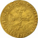 France, Charles VII, 1/2 ECU D'or, 1438-1461, Paris, Or, TTB, Duplessy:513 - 1422-1461 Karl VII. Der Siegreiche