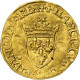 France, Henri IV, 1/2 Écu D'or Au Soleil, 1519-1540, Rouen, 5th Type, Or, TTB - 1589-1610 Heinrich IV.