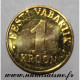 ESTONIE - KM 35 - 1 KROON 2001 - SPL - Estonia