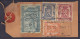 Etiquette De Sac EXPRESS Affr. N°772+419+426+711 Càd CdF [HANNUT /25 II 1949] De Pharmacien Roland Pour Médecin à NAMUR - 1935-1949 Small Seal Of The State