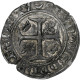 France, Charles VII, Blanc Aux Lis Accotés, 1429-1461, Châlons-en-Champagne - 1422-1461 Charles VII Le Victorieux