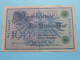 Reichsbanknote 100 Ein Hundert Mark Nr.2746640L - Berlin Den 7 Februar 1908 ( Zie / Voir Scans ) VF ! - 100 Mark