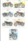 DK33 - SERIE 14 CARTES GOLDEN ERA - MOTOS NORTON - EDITION ANGLAISE EXCELLENT ETAT - Motorfietsen