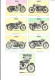 DK33 - SERIE 14 CARTES GOLDEN ERA - MOTOS NORTON - EDITION ANGLAISE EXCELLENT ETAT - Moto