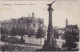 Ansichtskarte Wittenberge Kriegerdenkmal, Rathaus Und Strasse 1917  - Wittenberge