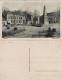 Ansichtskarte Zossen Bismarckplatzund Denkmal 1928  - Zossen