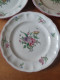 Keller & Guérin Trois Petites Assiettes Plates En Faïence Décor à La Strasbourg Vers 1889 - Lunéville (FRA)