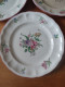 Delcampe - Keller & Guérin Trois Petites Assiettes Plates En Faïence Décor à La Strasbourg Vers 1889 - Lunéville (FRA)