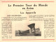 ALBUM LE PREMIER TOUR DU MONDE EN AVION AVIATION PIONNIER - Avión