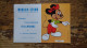 REF ENV4 Petit Calendrier Disney Mickey Magasin Sermo Centre Commercial Jean Mermoz MERIGNAC CAPEYRON 1976 - Petit Format : 1971-80