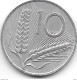 *italy 10 Lire 1953  Km 93 Xf - 10 Liras