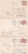 238962Amsterdam, O. Z. Kolk 1924 – Schreierstoren 1914 – Koninklijk Paleis 1914 (3 Kaarten) - Amsterdam