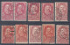 Yugoslavia 1919 Slovenia SHS ⁕ VERIGARI King Petar I. 5 Kr. Mi.111 ⁕ 10v Used / Shades / Errors - Used Stamps