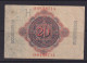 GERMANY - 1914 Reichsbanknote  20 Mark Circulated Banknote - 20 Mark