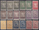 Yugoslavia 1920 Slovenia SHS ⁕ VERIGARI, King Petar I. Mi.120-128 ⁕ 18v MNH/MH Shades - Unused Stamps