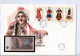 GIANT POSTCARD COMMEMORATIVE BULGARIA SOFIJA COSTUMI TIPICI FIRST DAY ISSUE FDS UNC - Bulgarien