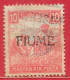 Italie Fiume N°22 10f Rouge 1918 (SEP) O - Fiume