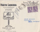 CP "Fruits Liquides" Obl. Flier Angers Le 8/2/41 Sur 40c X 2 Mercure N° 413 (tarif Du 1/12/39) Pour Sedan - 1938-42 Mercure