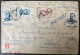 Madagascar Lettre Recommandé Par Avion De Ambatomanoina ( Cad Perlé ) 1951 Pour Elbeuf - Storia Postale