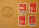 7a20 Enveloppe Avec Timbres Autoadhésifs Euro 24 Et Luquet 15 - Storia Postale