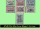 1916  RUANDA-URUNDI MNH /NSG RU 028/034  SMALL SELECTION (7 Stamps) WITH BELGIAN OCCUPATION OVERPRINTS - Unused Stamps