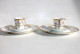 Delcampe - LIMOGES CFH GDM MAGNIFIQUE ENSEMBLE TASSE, SOUCOUPE, ASSIETTE EN PORCELAINE, XXe / ART DE LA TABLE DECORATIF (1102.5) - Limoges (FRA)