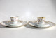 Delcampe - LIMOGES CFH GDM MAGNIFIQUE ENSEMBLE TASSE, SOUCOUPE, ASSIETTE EN PORCELAINE, XXe / ART DE LA TABLE DECORATIF (1102.5) - Limoges (FRA)