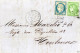 7 Septembre 1871 N°37+42B GC 770 Castillonnes Vers Toulouse,etiquette C.DESMEURS ,signé Roumet HP - 1849-1876: Klassik