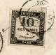 24 Novembre 1860 Taxe N°2A TTB SUP Sur Lac De Bordeaux Vers Bordeaux - 1960-.... Cartas & Documentos