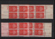 USA Michel Cat.No. Mnh/** 904 Different Positions And Different Plate Nos - Numéros De Planches