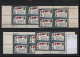 USA Michel Cat.No. Mnh/** 901 Different Positions And Different Plate Nos - Plaatnummers