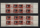 USA Michel Cat.No. Mnh/** 898 Different Positions And Different Plate Nos - Plate Blocks & Sheetlets