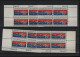 USA Michel Cat.No. Mnh/** 897 Different Positions And Different Plate Nos - Numero Di Lastre